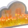 Veilleuses faites à la main nuage tulipes fleurs lampe bricolage matériel paquet miroir ornement saint valentin cadeaux pour salon