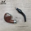 Smoking Pipes Smooth resin detachable cleaning bag pot metal pipe pot