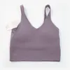 Summer wbudowany pad ll sporty dla kobiet w siłowni dla damskiej sali gimnastycznej Fiess joga mody top bra lulu mężczyźni