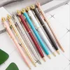 Colors Creative 1.0 Mm Luxury Crown Ball Ballpoint Pen For Lady Wedding Office School Supplies Gift 2PCS/Set