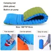 Mat Rooxin Tapis auto-gonflants rapides avec oreiller, matelas de camping, matelas de couchage épais pour tente, tourisme de plein air, randonnée, trekking