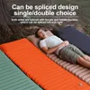 Mat Sleeping Pad Selfinflating Camping Gear uppblåsbara sovmattor med kudde för camping Kompakt vattentät campingluft