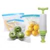 New Kitchen vacuum machine 5 Size Vacuum Bag kitchen Transparent Storage Bag Saving Space Seal Bags Pumping vacuum