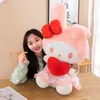 Gros mignon Kuromi amour jouets en peluche Jeux pour enfants Playmates Cadeaux de vacances canapé coussins décoration de la chambre