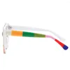 Sunglasses Frames Fashion Cat Eye Oversize Acetate Full Eyeglass Frame Colorful Cute Female Retro Rx Able Optical