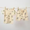 Clothing Sets Infant Short-sleeved Suit Summer Boy Girl Clothes Cute Split Two-piece Set Born