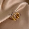 Anneaux de bande LATS luxe Zircon double étudiant anneaux d'ouverture pour femme 2021 mode gothique doigt bijoux mariage fête fille Sexy anneau x0625