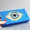 Torby wieczorowe Modne marmurowe torby akrylowe Vintage kobiety Messenger Bags Evil Eye Eye Eynging Clutch Torebki PROM PROM Torebki Wedding Present J230625