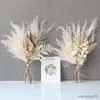 Сухоцветы натуральные пальмовые листья травяной букет высокого качества цветок невесты свадебный декор аксессуары для дома DIY ремесло