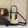 M82418 나노 버킷 가방 어깨 가방 크로스 바디 여성 패션 럭셔리 디자이너 토트 핸드백 메신저 백 고품질 상위 5A 지갑 빠른 배달