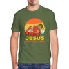 Camisetas masculinas 100 algodão top masculino Jesus Has Your Ba Jiu Jitsu Retro Christian Men TShirt de alta qualidade Oversized T Shirt Mens streetwear J230625