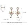 Boucles d'oreilles pendantes YaYi bijoux mode Multi verre strass cristal boucle d'oreille filles dame femmes couleur or antique bijou cadeau