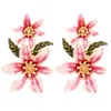 Dangle Chandelier Sweet Woman Multi-layer Elegant Flower Boucles d'oreilles en gros 230621