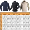 Outros Artigos Esportivos Camisa Tática do Exército Com Almofada Camisas de Homem Camisa de Combate Militar Camisa Longa Caça Cothes Camisas de Camuflagem Camisas de Paintball T 8XL 230625