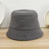 Gorros moda casual chapéu balde pescador cor sólida estilo ao ar livre para mulheres meninas presentes de ano presentes de namorados