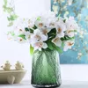 Dekorativa blommor Silkplast Peruansk Lily Artificial Alstroemeria Wedding Flower Wreath Bouquet