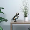 Dekoracje ogrodowe 3D kreatywny auk dekoracje pusta sztuka ptak drewniana rzeźba drewniana rzemiosło akcesoria stołowe na półki