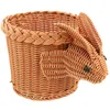 Dinnerware Sets Rattan Fruit Basket Bathroom Storage Baskets Woven Box Imitation Bread Pp Decorative Shelves Laundry