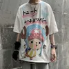 T-shirts pour hommes Harajuku Anime T-shirt Streetwear Hommes Casual Lâche Japon Chemises Garçon D'été Dessin Animé T-shirt De Mode Ulzzang Surdimensionné T-shirt Femme J230625