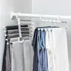 Вешалки для ванны складные стойки для одежды магическая брюка из нержавеющей стали полки вешалки для спальни шкаф Организатор