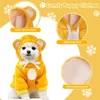 Vêtements pour chiens Vêtements pour animaux de compagnie Vêtements adorables chandails chauds ours chapeau d'oreille pour l'automne et l'hiver