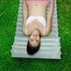 Mat Ultralight Sleeping Mat Pad Floating Air Mattress Pływanie awaryjne kemping nadmuchiwany łóżko przenośne lekkie na zewnątrz