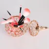 Świece Kreatywne krystaliczne magazynowanie Ball Mały świecznik kadzidełka Purner Desktop Dekoracja Cukierka