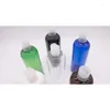 Bottiglie di stoccaggio 500 ml di plastica PET vuota con tappo superiore a disco Trucco per la cura personale Bottiglia di shampoo Coperchio a vite Contenitori per cosmetici