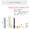 자전거 그룹 세트 위험 볼트 자전거 유압 브레이크 패드 나사 고정 핀 삽입 xtr xtr 230621 용 Circlip을 가진 캘리퍼 육각 나사