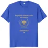 Męskie koszulki DRC Passport Congo T Shirt Congo Miłośnicy Tshirt 100 Bawełniane koszulki J230625