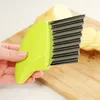 1pc Stainless Steel Potato Cutter, French Fries Cut, Potato Wave Knife, Kitchen Gadgets, Corrugated Knife, Kitchen Tool