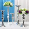 Candle Holders Nordic Stand Column Candlestick Event Road Lead Flower Vase Rack Table Wedding Centerpieces Party Dinner Decor