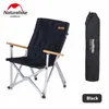Camp Furniture Naturehike Portable Folding Chairs Small Durable Storage Chair Outdoor Aluminum Alloy Camping Fishing Backrest Stools