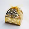 Papel de regalo 50100 piezas Flor cortada con láser Boda Gragea Caja de dulces para invitados Favores y regalos Deco Mariage Chocolate 230625