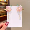 Pinces à cheveux Style Chinois Hanfu Coiffe Enfants Clip Super Fée Fleur Ornements Filles Anciennes