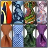 Pavoncies tie colorate dot floreal crackie seta paisley 63 "160 cm di moda extra di lunghezza per uomini matrimoni