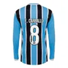 23 24 Gremio voetbalshirts met lange mouwen SUAREZ FERREIRA GEROMEL KANNEMANN F. CARBALLO F. CRISTALDO DIEGO SOUZA Thuis voetbalshirts