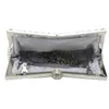 Sacs de soirée Soirée or Pochette Glitter Perle Designer Femme Élégante Sacs De Fête Vintage Mode Bourse De Mariée Argent Sac À Main Embrayage Bourse J230625