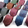 Bow Ties Super Soft Bohemian Silk Ties Men's Fashion 7.5cm Necktie For Men Wedding Business Meeting Gravata Colorful Novelty Printing Tie 230621