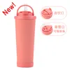 830ml Stainless Steel Tumbler with Dual-use Lid and Straw Insulated Coffee Tumblers with Handle Double Walled Iced Travel Coffee Mug for Woman and Man