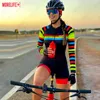 Cycling clothes Sets MLC Women's Cycling Jumpsuit 2021 Team Road Bike Skinsuit Summer Cycling Clothing MTB Cycling Ropa Ciclismo Women Free ShippingHKD230625