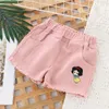 Shorts Summer Fashion Girls Soft Denim Pocket Short Jeans Pants Baby Casual Trousers Kids Children's Clothing For 2-12 230625