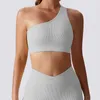 Yoga Outfit Wyplosz Crop Rembourré Top Soutien-Gorge Sous-Vêtements Sportswear Femme Gym Sport Débardeur Running Workout Femme Avec Oblique Bretelles