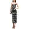 Casual Dresses Spaghetti Strap ärmlös Sexig Sling Cocktail Dress Women Shiny Sparkle Sequin Skinny Backless Formal Party