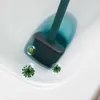 Spazzola per toilette per bagno senza canottiere mortale silicone silicone tpr spazzola tpr testa di perdita di perdita di perdita con accessori moderni wc moderni