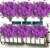 Kurutulmuş Çiçekler 1 PCS Açık Dekor için Yapay UV Dayanıklı Sahte Bitkiler Sundurma Düğün Dekorasyonu