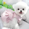 Odzież dla psa anioł pet puppy sukienka śledzona pies letnie sukienki kota spódniczka ubranie pupy kota
