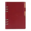 Stock Wholesale Pu Leather Notebook A5 Notepad Business Office Thickened Loose-Leaf Printed Logo