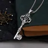 Pendant Necklaces Necklace Real 925 Sterling Silver Jewelry Men Women Crown Key Cross Punk Vintage Items To Nigeria P24 230625