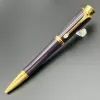YAMALANG Luxurys Monaco Princess Grace Kelly Lila Tintenroller Kugelschreiber Diamantkappe mit Marken Schreiben Sie Büromaterial als Frau